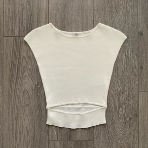Aritzia Wilfred Cut-out Knit Top